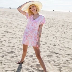 Smash + Tess The Sunday Shorty Bubblegum Tie Dye size XS
